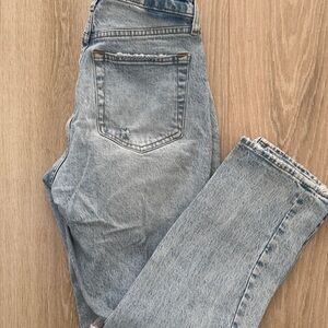 Abercrombie Curve Love Light Blue Denim Jeans
